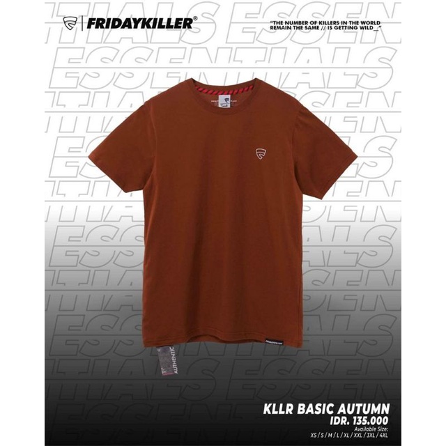Kaos keren KLLR BASIC AUTUMN by Fridaykiller ori