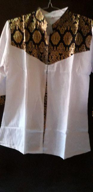 Atasan Batik Dolby Dolbi Dobby Doby Tenun Sutra Tulis Halus Katun Atbm Baron ,sarombit Atasan