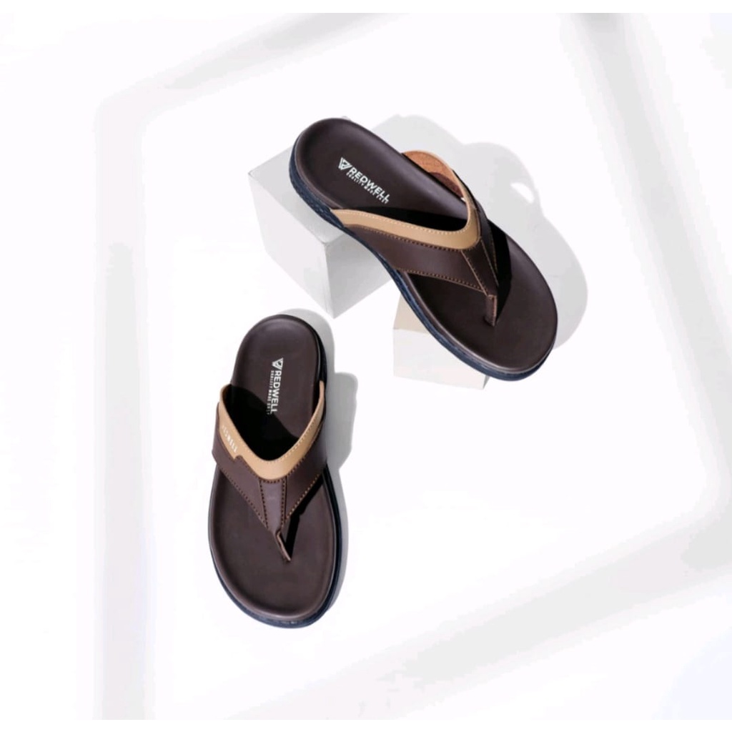 ST99 - Sandal jepit Kulit Terbaru - Sandal Pria Korean Style - Sandal Pria Casual - Pluto Series