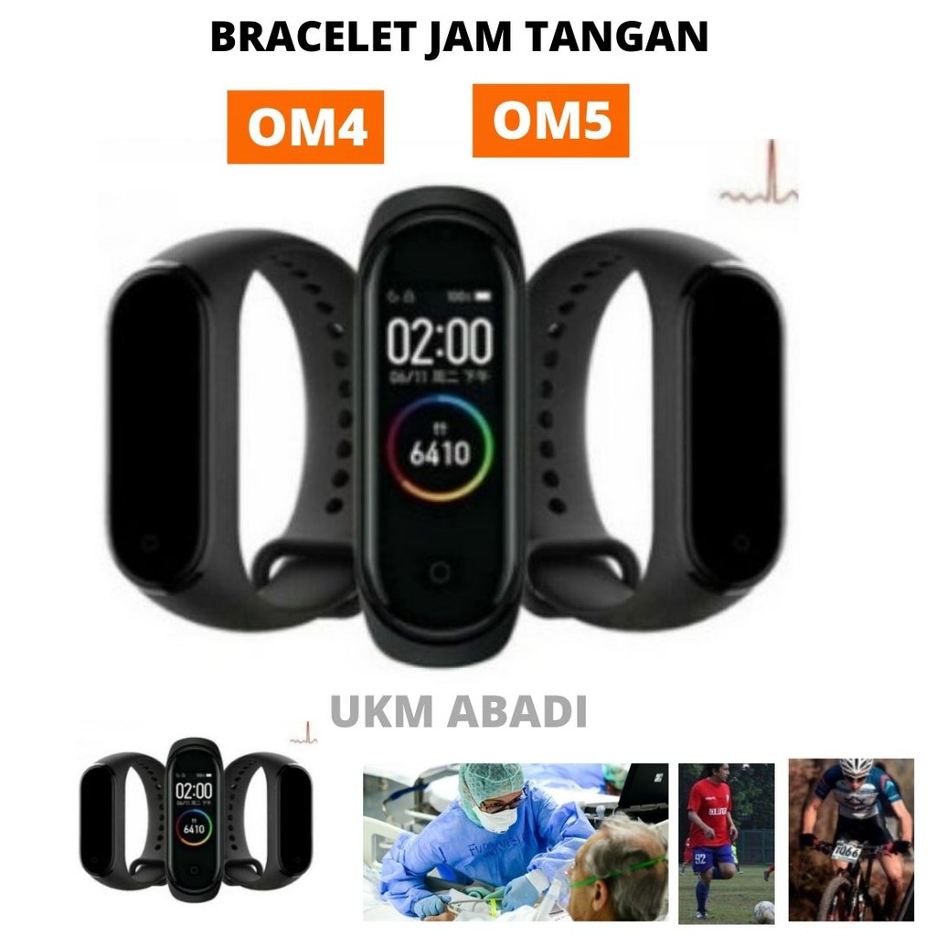 Bracelet Smartwatch Smartband OM4 OM5 Jam Tangan Sport 111102