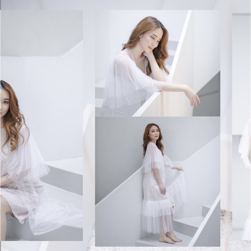 𝙏𝙪𝙩𝙪𝙡𝙡𝙚 Faye Robe Wedding Robe Pengantin Robe Bridal Kimono Pengantin Kimono Wedding