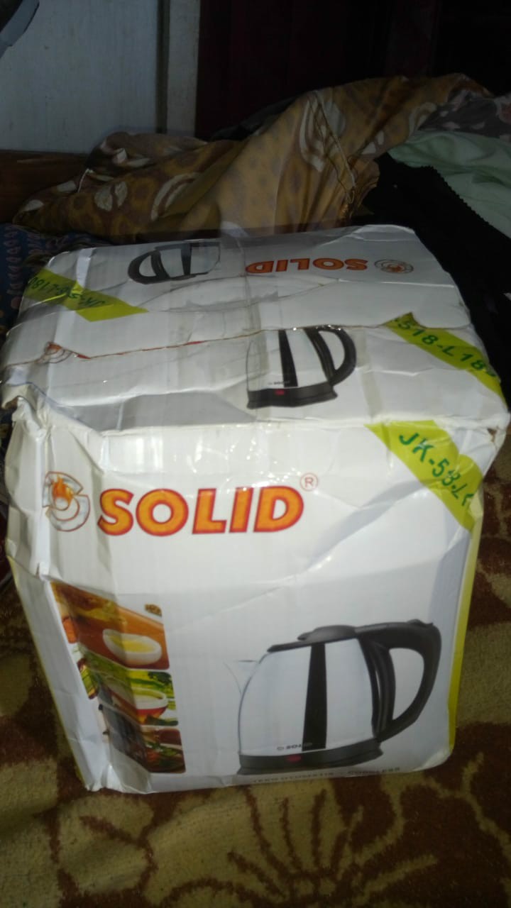 Ceret Listrik New Yaris Solid/ Teko Pemanas Air/ Ketel Elektrik/ Stainless Steel Solid Sl-jk518-l180