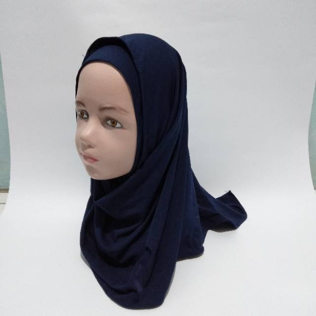 JILBAB ANAK Cantik / Comel / Warna Navy