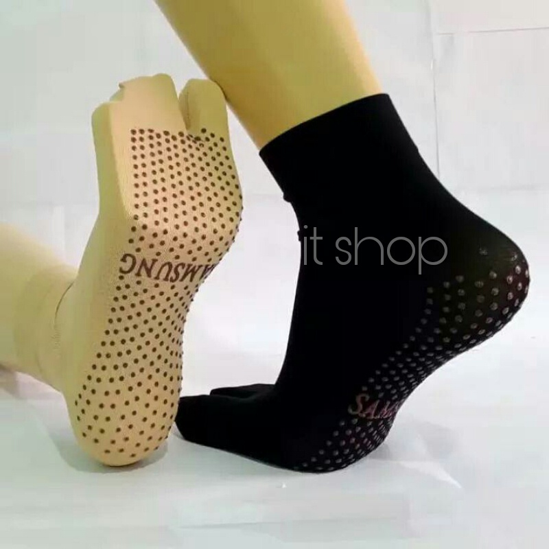 ITSHOPING - Kaos Kaki Jempol Anti Licin Panjang di Atas Mata Kaki Bahan Lembut / Kaus Kaki Anti Slip