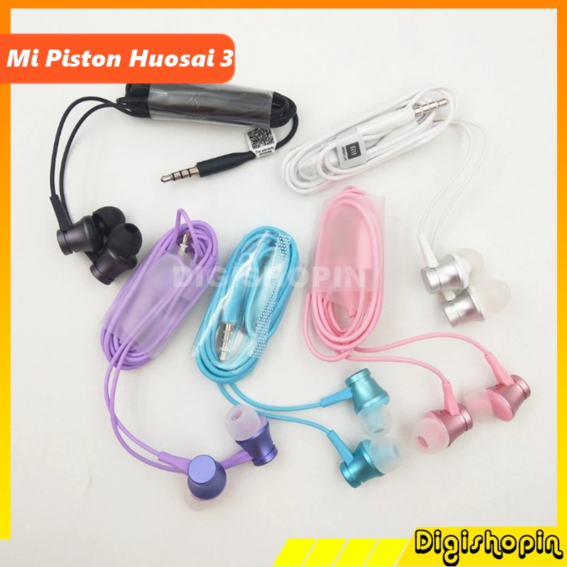 Xiaomi Mi Piston Huosai 3 Earphone Fresh Version (ORIGINAL) Headset Xiaomi Piston Huosai 3 Earphone 