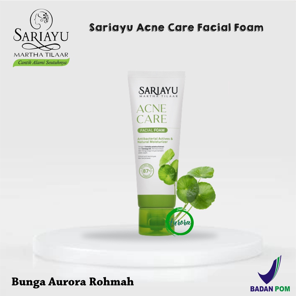 Sariayu Acne Facial Foam | Sariayu Acne | Sabun Sariayu | Sabun Muka Jerawat