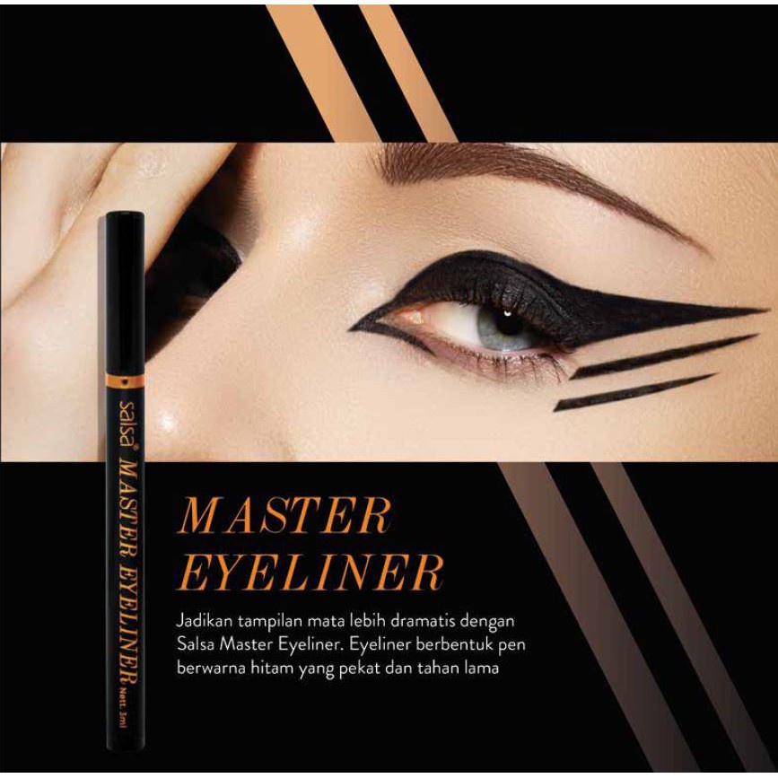 SALSA Master Eyeliner - Black Pen Eyeliner