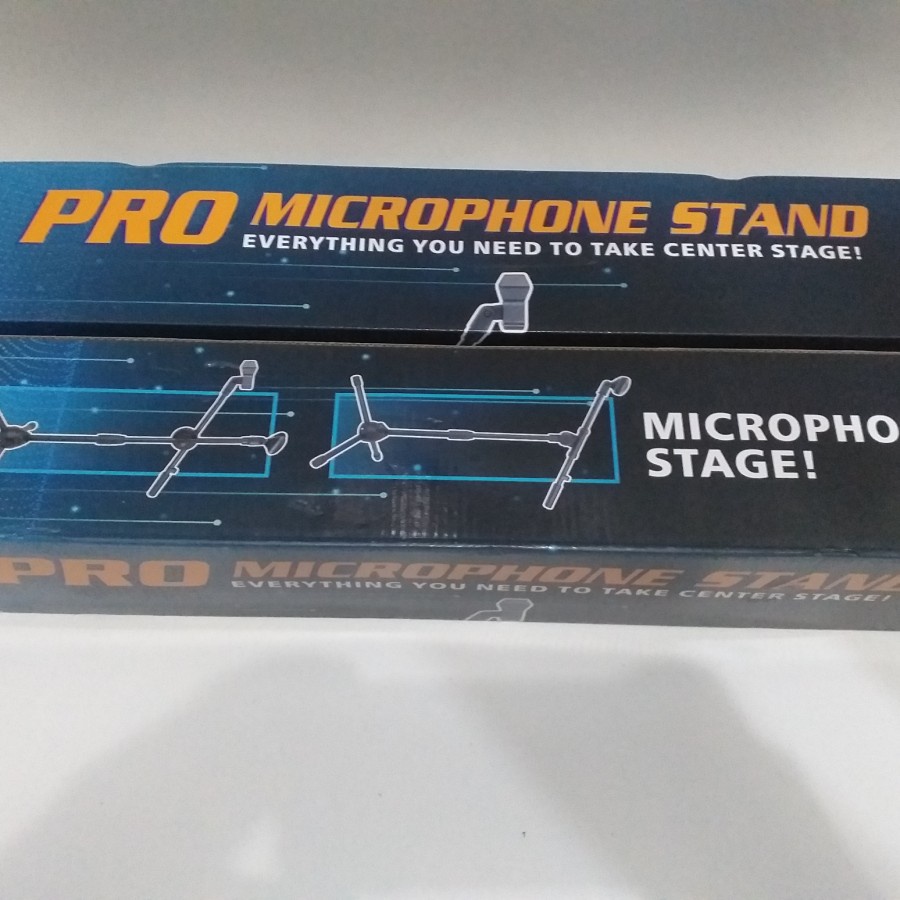 Stand Mic Medium MARUNI - Dapat 1 Buah Holder Mic