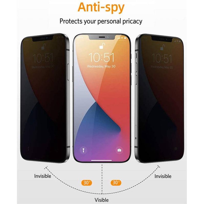 1Pcs Privacy Tempered Glass For IPhone 11 12 Pro Max Mini Anti-Spy Screen protectors For iPhone  7 8 Plus X XS Max XR SE 2020 Glass