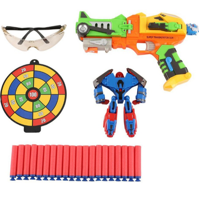 Soft Bullet Blaster Robot / Mainan Anak