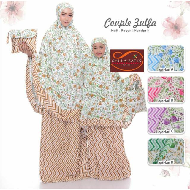 MUKENA COUPLE ZULFA IBU & ANAK