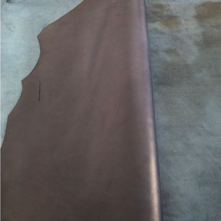 KULIT SAPI NABATI / VEGTAN | WARNA NAVY | LEMBARAN | KETEBALAN 2MM | GRADE A