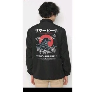 Erigo Coach Jacket Okinawa Beach Black