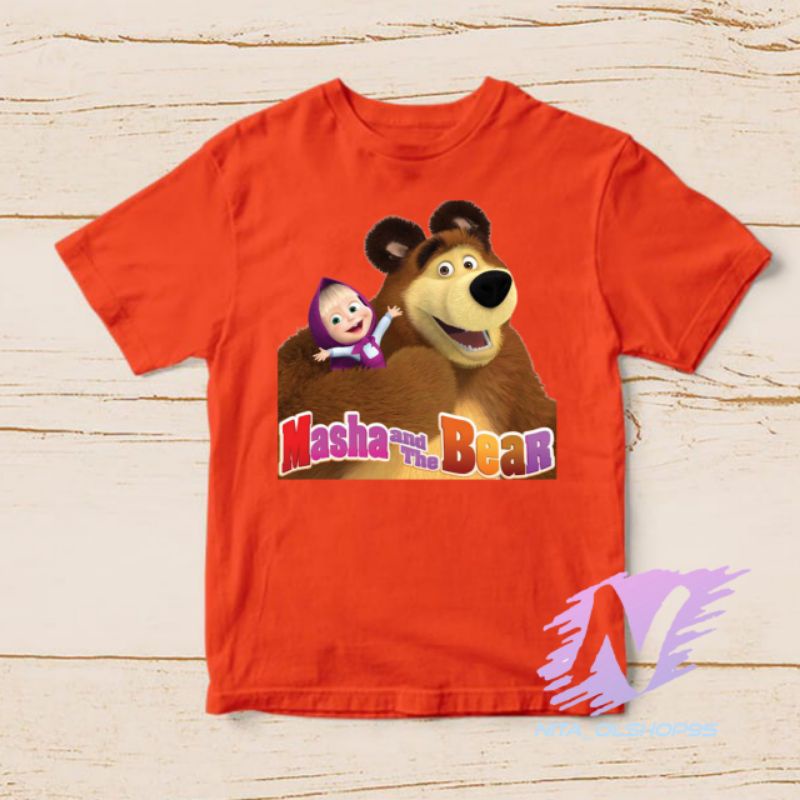 kaos marsa and the bear baju kaos masha