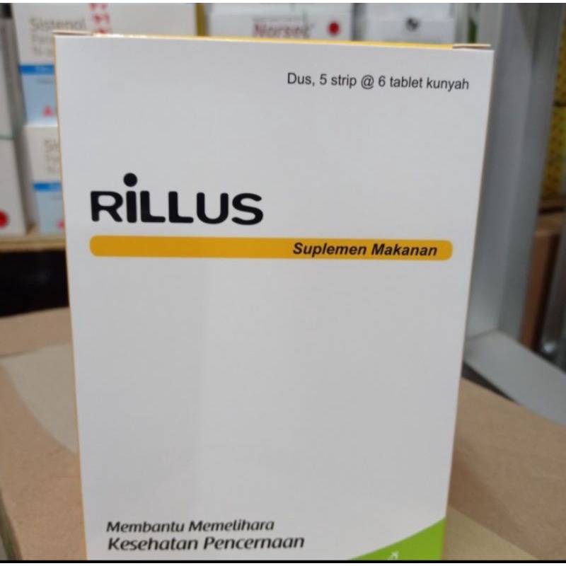 Rillus 30 Tablet - Suplemen Probiotik untuk Pencernaan