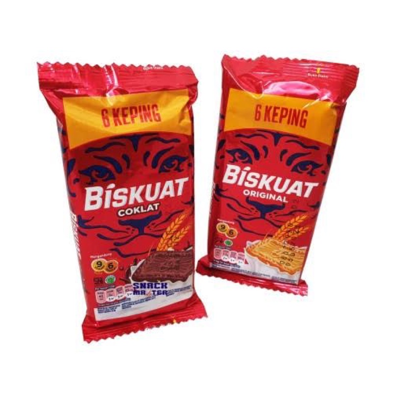BISKUAT ORIGINAL/ COKLAT KEMASAN 1000 isi 20