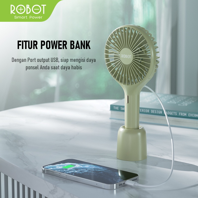 Kipas ROBOT RT-BF17 Mini Fan Original - Garansi Resmi 1 Tahun