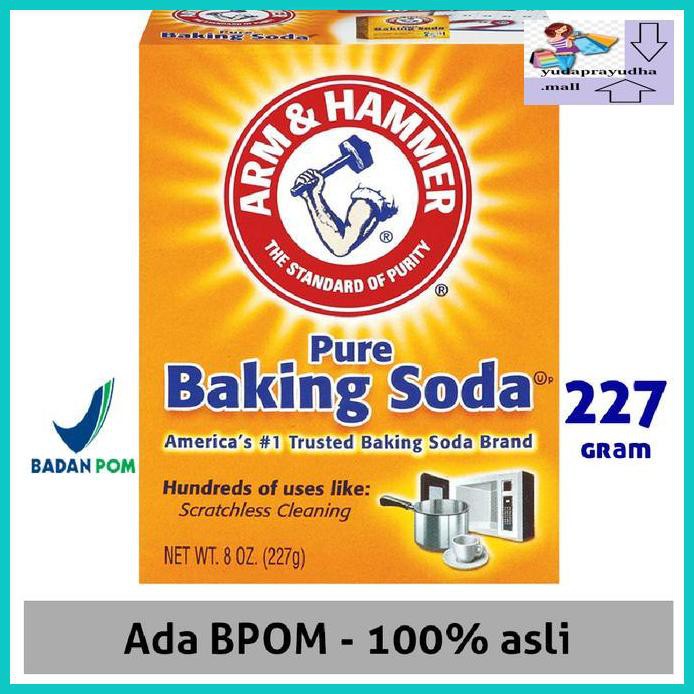 

54Etr7U- Baking Soda Asli Usa Merk Arm & Hammer Baking Soda 226Gr 9Uhhjt7-