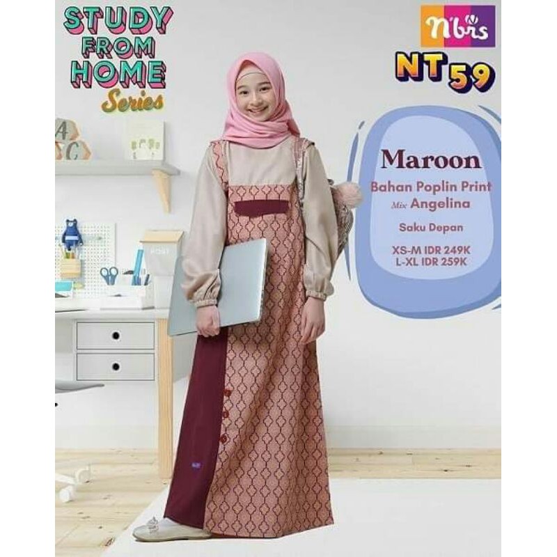 NIBRAS TEEN ANAK NIBRAS NT 59 GAMIS NIBRAS REMAJA