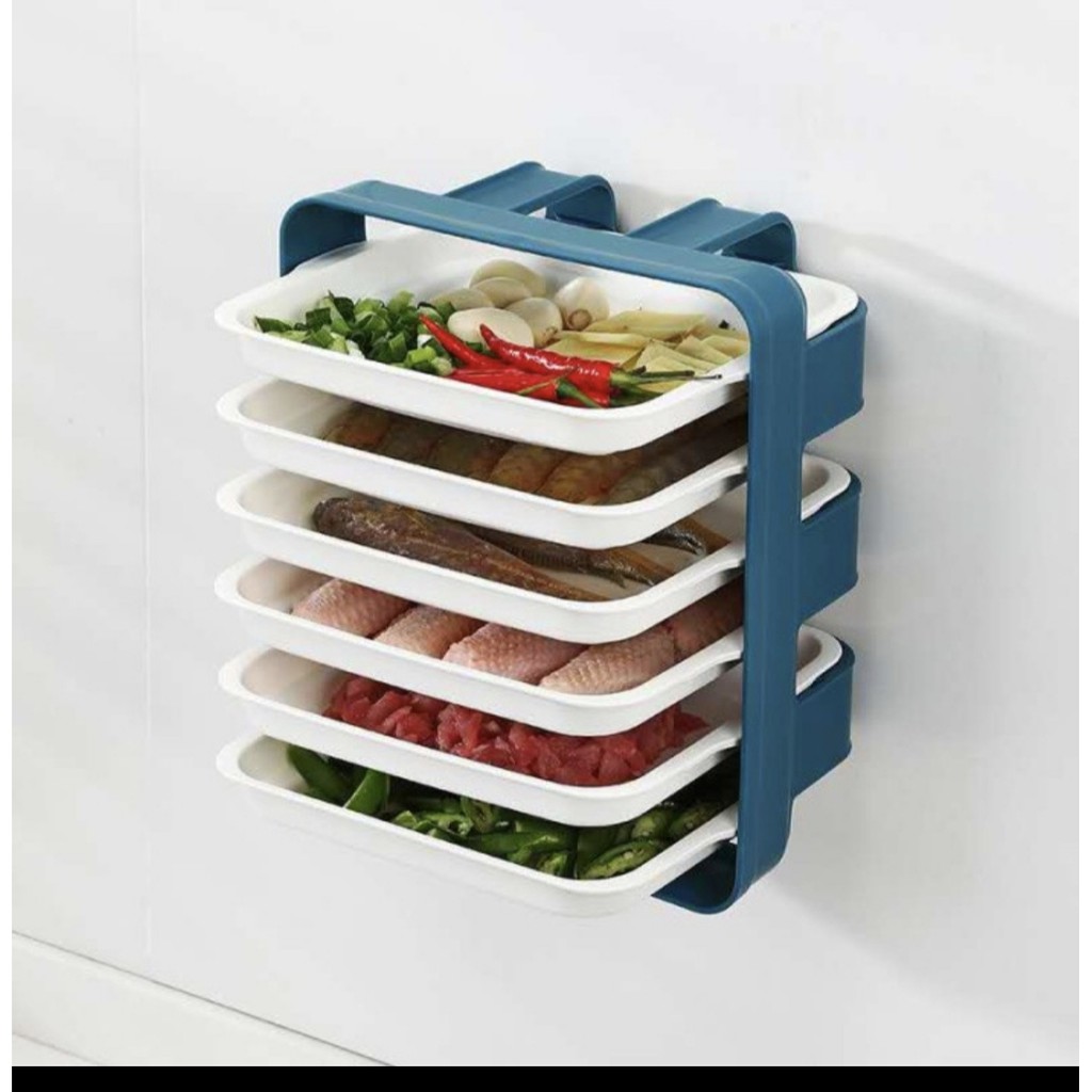 RAK SAYUR 6 SUSUN 1069 Kitchen Food Rack 6 Layer Rak Dapur Modern Serbaguna