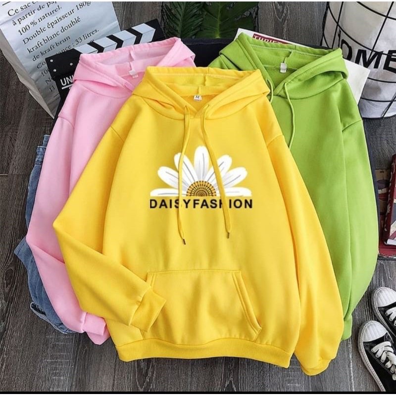 SWEATER DAISY FASHION MURAH FLEECE