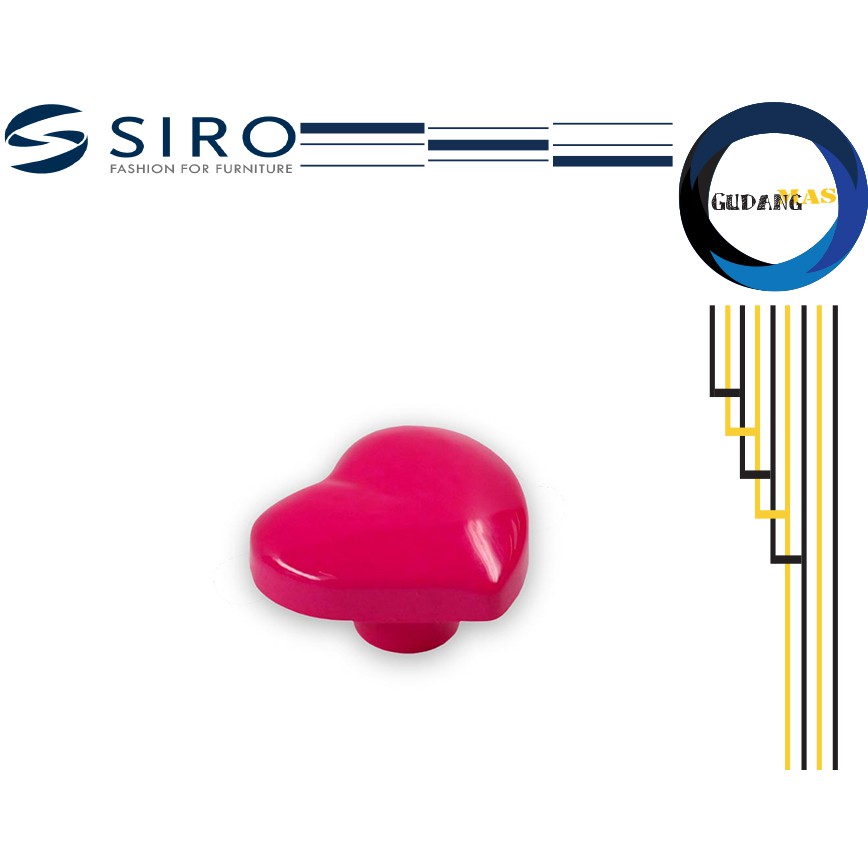 Knob Knop Handel Handle Impor Pegangan Tarikan Laci Lemari Baju Meja Belajar Anak Perempuan Antik