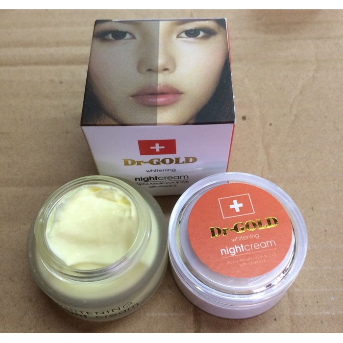 Cream DR GOLD BPOM Cream DR Pure GOLD Day   Night Pure Cream Harunashop