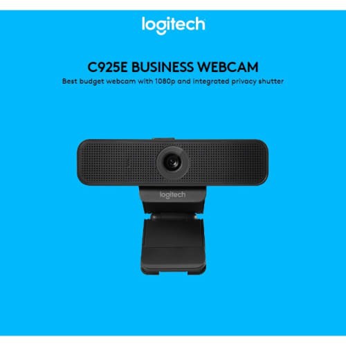 Webcam Logitech C925E with HD Video and Built-In Stereo