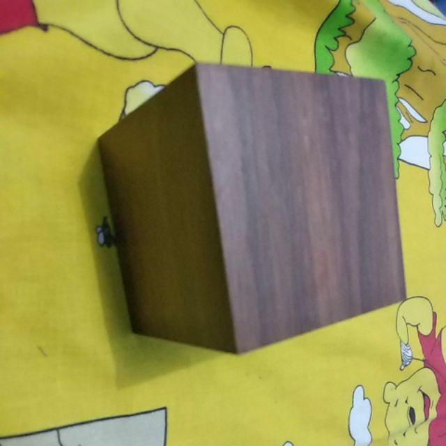 Jam Weker Kayu Digital Led Clock Wood Small Alarm Temp Date Kalender