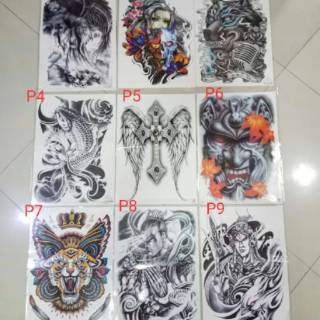  TATO  TEMPORER  FULL PUNGGUNG TEMPORARY TATTOO BACK YAKUZA 