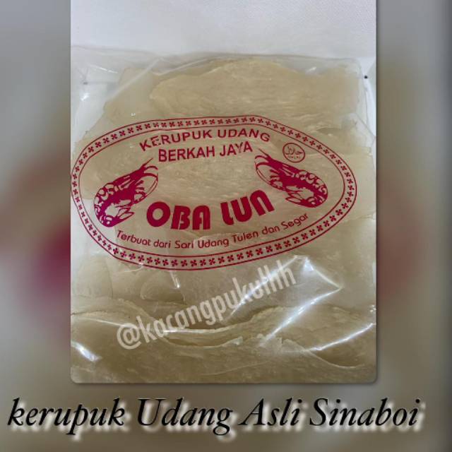 

Kerupuk Udang Polos Putih Khas Sinaboi Yang Sangat Terkenal Di Riau