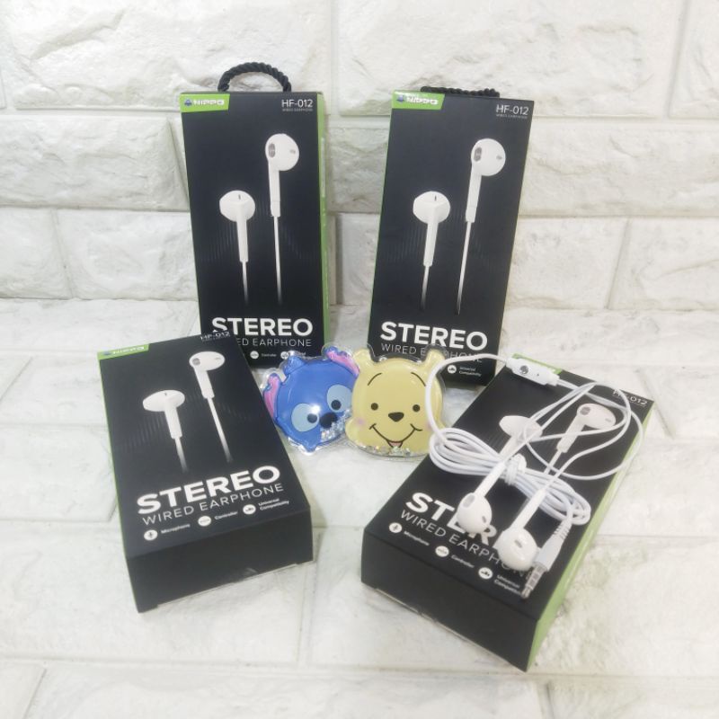 Headsfree Earphone Headset HIPPO HF - 012 STEREO BASS