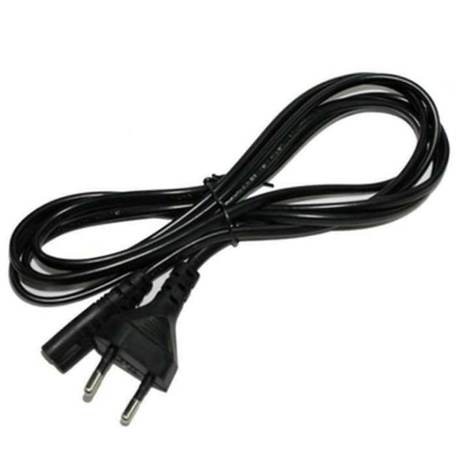 Kabel power Angka 8 kabel power 2 Hole Kabel power printer For TV PS2 PS3  kabel charger  dua lubang