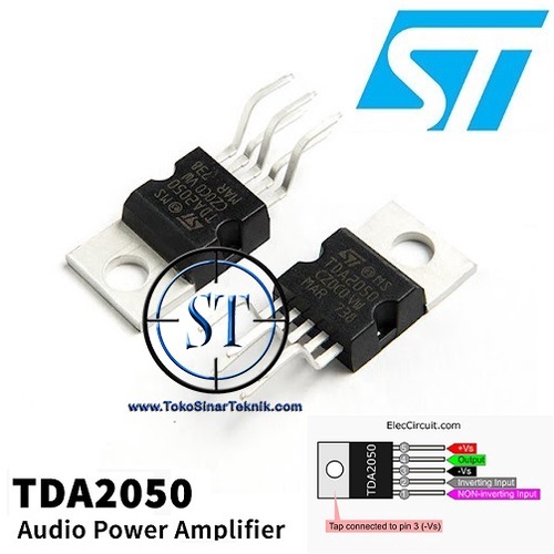 TDA 2050 ST Genuine 32W Hi-Fi AUDIO POWER AMPLIFIER = TDA2030 TDA2040