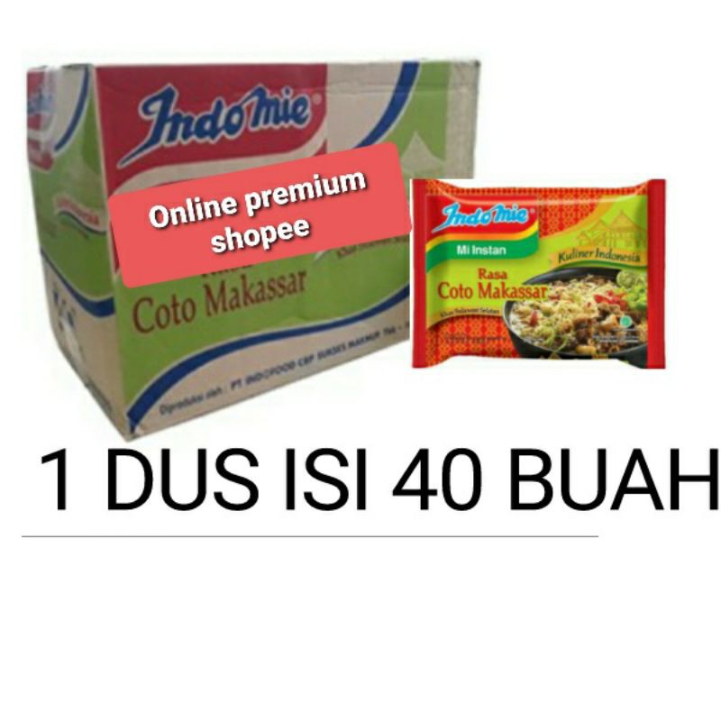 

Indomie Coto MAKASAR 1 Dus 40 buah