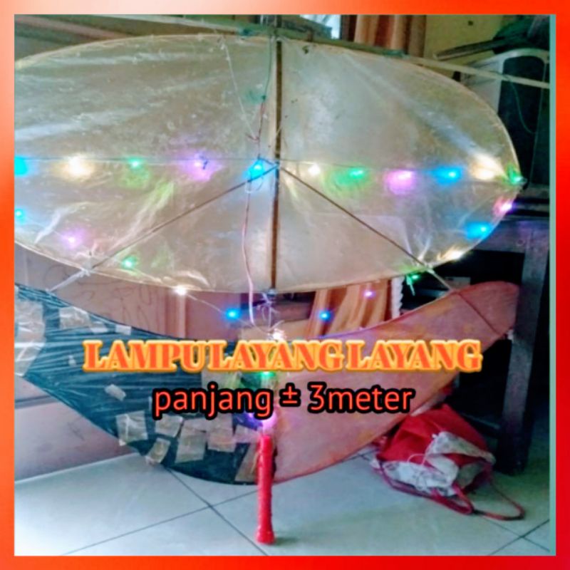 Lampu Led Layangan murah/lampu hias layangan nyala/Led Layangan hias/lampu hias dekorasi ruangan