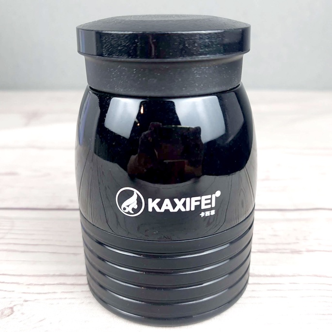 Botol Minum Kaxifei Botol Minum Thermos Vacuum Stainless Steel 280ml - K701 - Black - 9PHA01BK