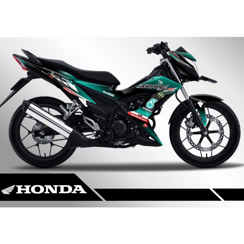 Sticker Decal Variasi Honda Sonic 150 R Full Body Custom Petronas