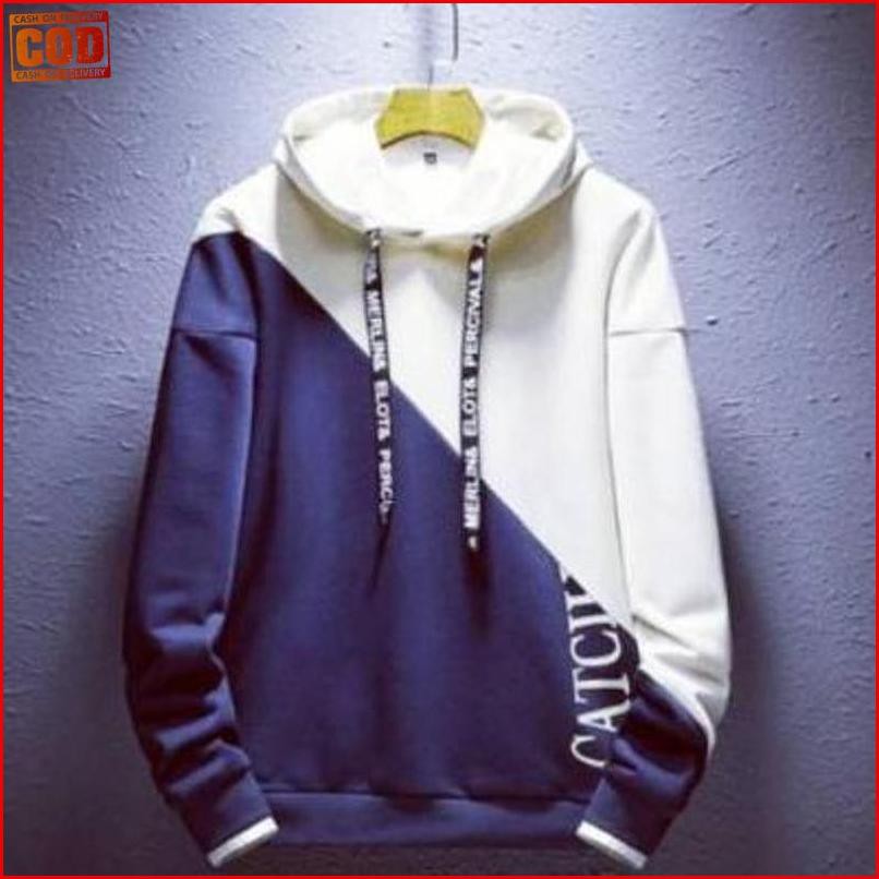 Ž428– Fortklass Catchii Sweater Hoodie Polos Pria Kupluk Hodie Unisex Fleece - Kuning ¶