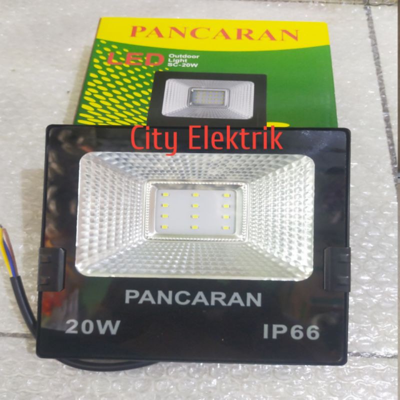 Lampu Sorot LED 20 Watt / Lampu Tembak Kap Led 10w Outdoor Indoor