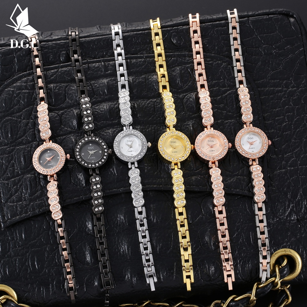 COD✅ Jam Tangan Quartz Analog Alloy Mini untuk Wanita Hadiah Casual Fashion Import W232