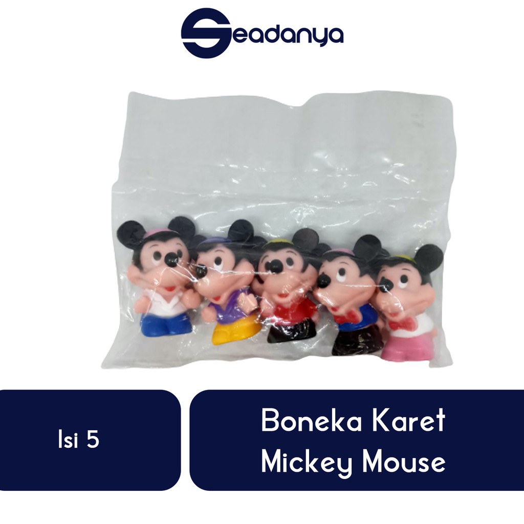 

Hiasan Kuetar Karet Mickey Mouse Isi5 Dekorasi/Mainan/Pajangan-Perlengkapan Kue/Cake/Makanan/Kuetart