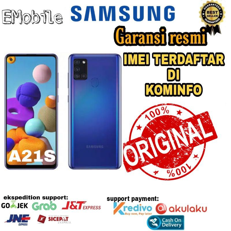 Samsung A21S [3/32] [6/128] Garansi Resmi