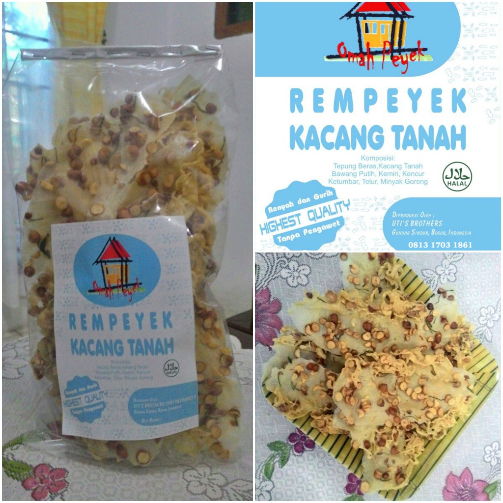 

Rempeyek Kacang Tanah (Bungkusan) | OMAH Peyek