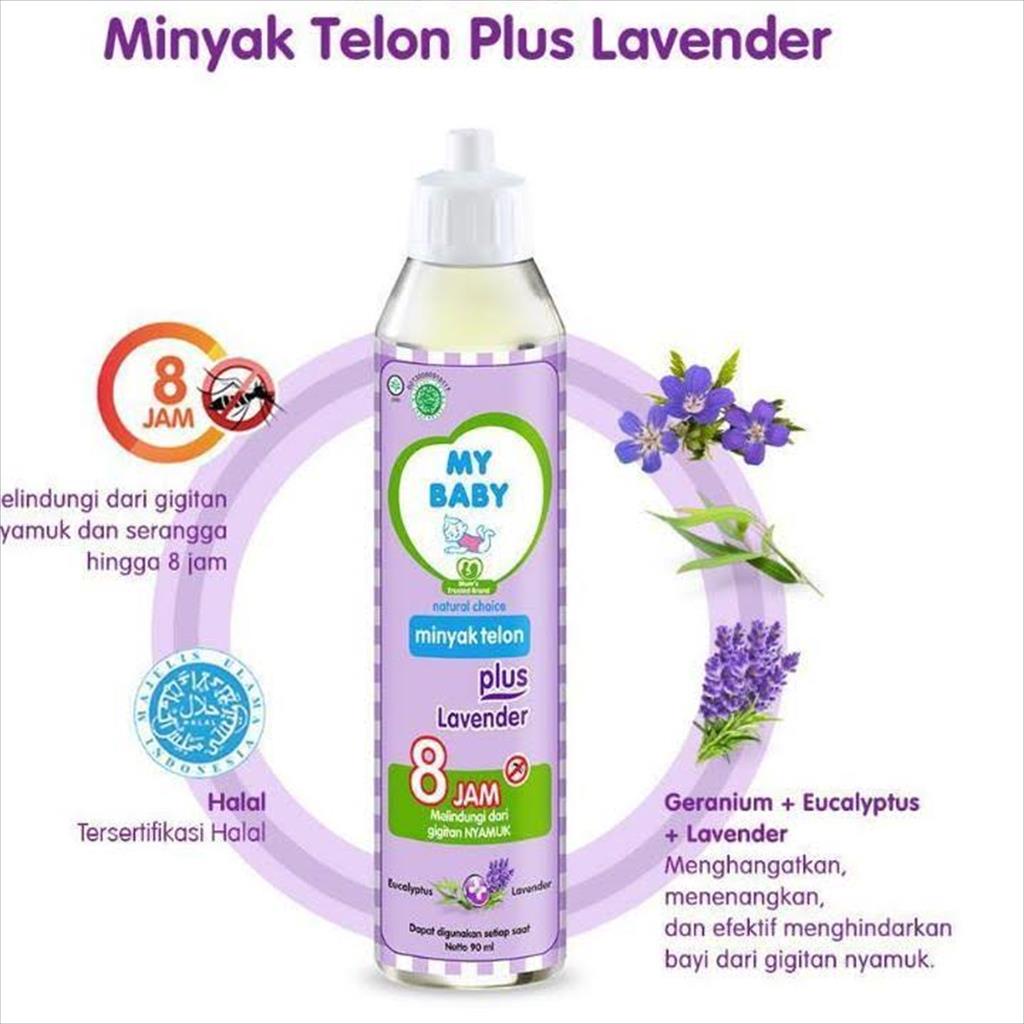 My Baby Minyak telon plus Lavender/ mybaby telon lavender