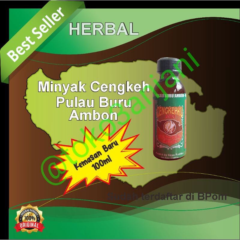 

Minyak Cengkeh - Cengkehku 100ml (sudah berizin BPom)