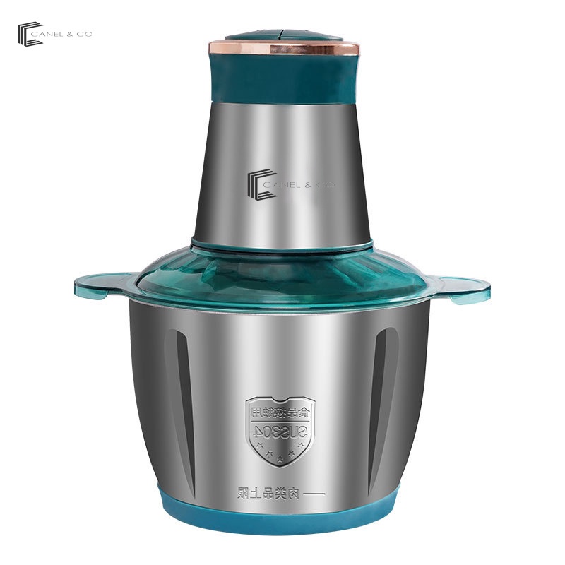 CANEL &amp; CO 250 Watt Penggiling Daging Stainless / Penggiling Daging /Blender Elektrik Stainless Steel Chopper Grinder/Blender Daging  Stainless/Food Chopper Stainless/Meat Grinder Stainless/ Shop Chopper Blender