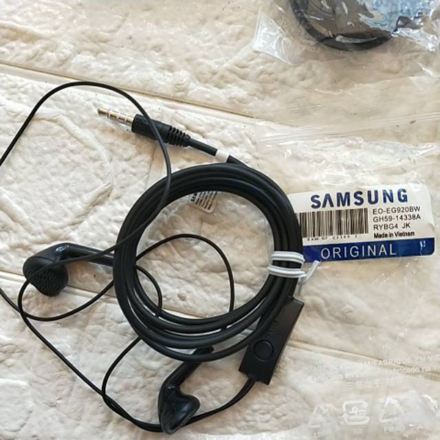 HEADSET HANSFREE Hf SAMSUNG J1 ORI VIETNAM/ INDONESIA BLACK/ WHITE EDITION