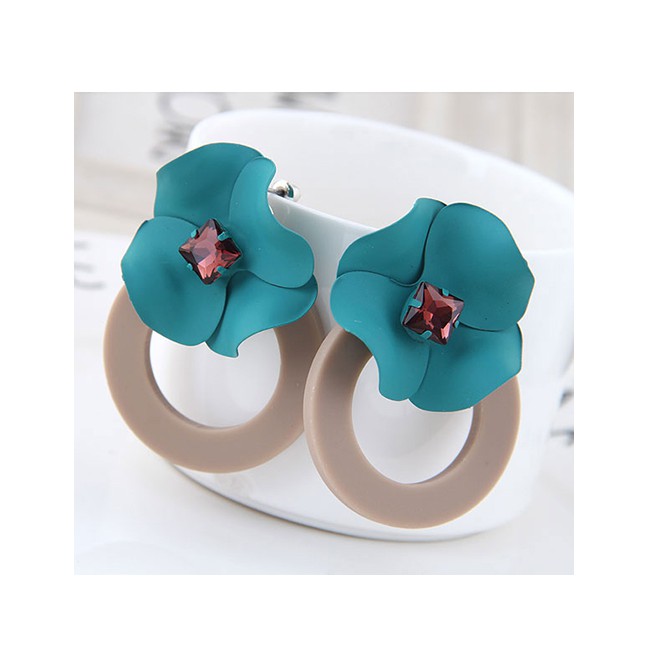 LRC Anting Tusuk Fashion Flower Earrings A5765