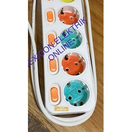 ֍ Stop kontak/multipro 5 Lubang/terminal colokan listrik/colokan listrik/sambungan colokan listrik ▲